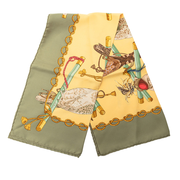 Hermes Accessories - Pre-Loved Hermes Les Oiseaux du Roy Silk Scarf 90